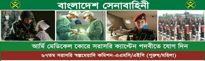 শেষ সময়ের প্রস্ততিঃ আর্মি মেডিকেল কোর লিখিত পরীক্ষা