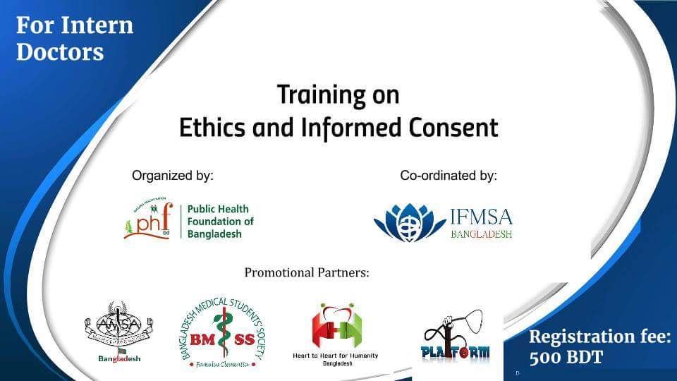 Training on Ethics and Informed Consent