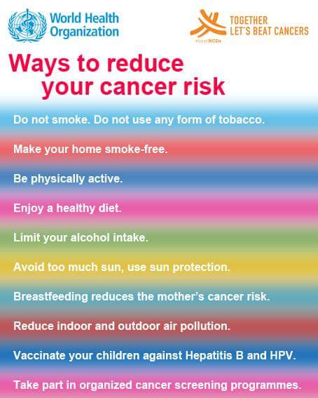  way to reduce cancer risk