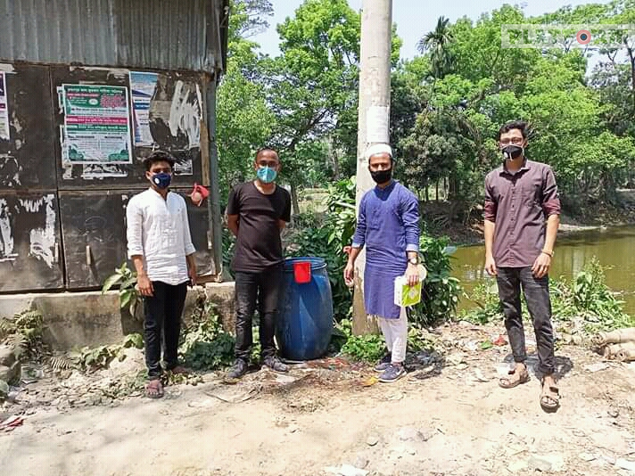 করোনা ভাইরাস প্রতিরোধ ও সামাজিক সচেতনতা বৃদ্ধির লক্ষ্যে মেডিকেল শিক্ষার্থীর অভিনব উদ্যোগ গ্রহন