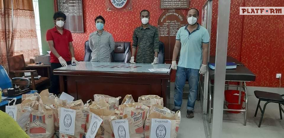 সন্ধানী ফমেক ইউনিটের পক্ষ থেকে ২০টি পরিবারের মাঝে উপহার সামগ্রী বিতরণ