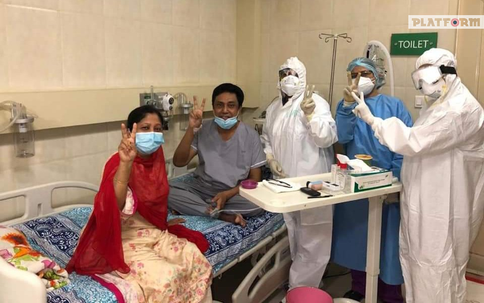 সস্ত্রীক করোনামুক্ত হলেন শহীদ সোহরাওয়ার্দী মেডিকেল কলেজ হাসপাতালের পরিচালক