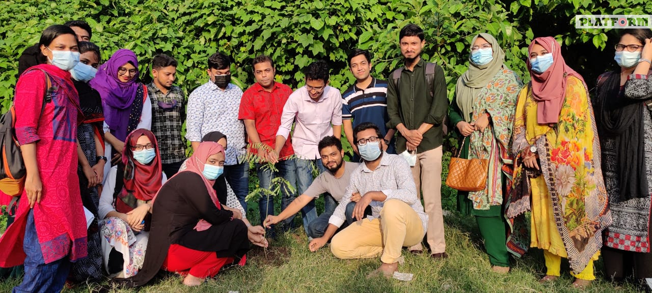 প্ল্যাটফর্ম অব মেডিকেল এন্ড ডেন্টাল সোসাইটি, চট্টগ্রাম জোন এর বৃক্ষরোপণ কর্মসূচী